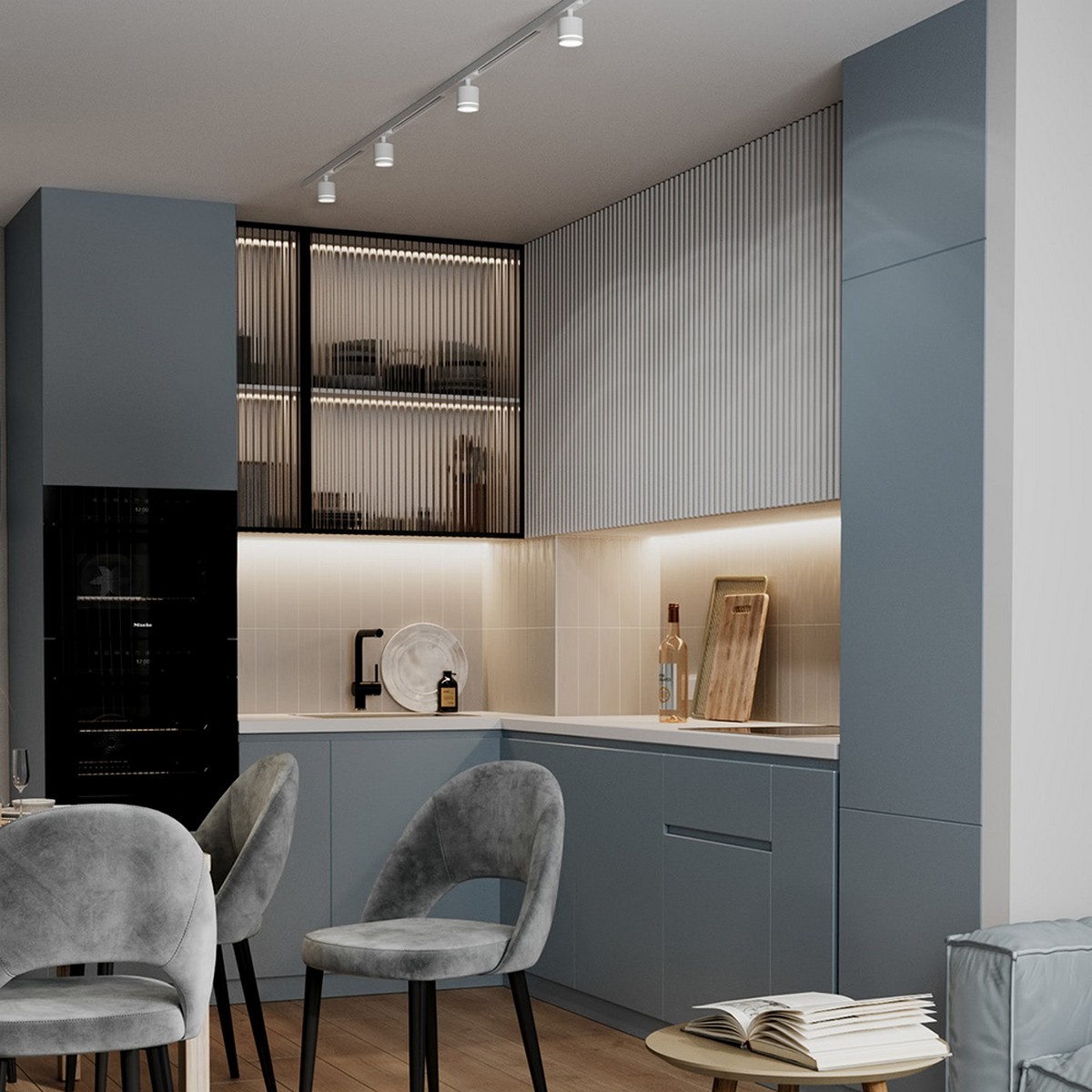 Трековые светодиодные светильники Светильник Feron AL168 трековый GX70 белый 48552 