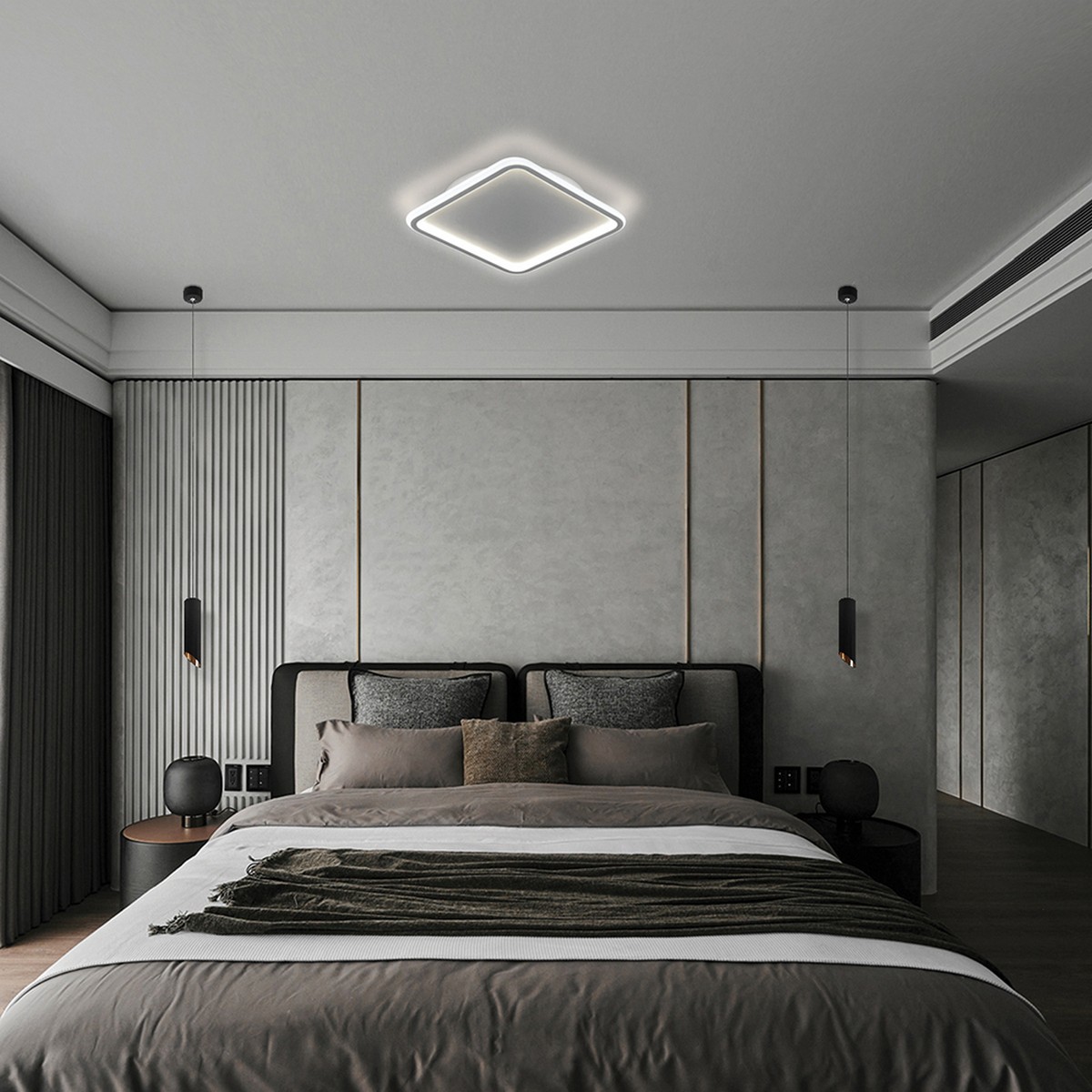 Подвесные светодиодные светильники Светильник подвесной Feron ML1828 MR16 35W черный золото 48043 