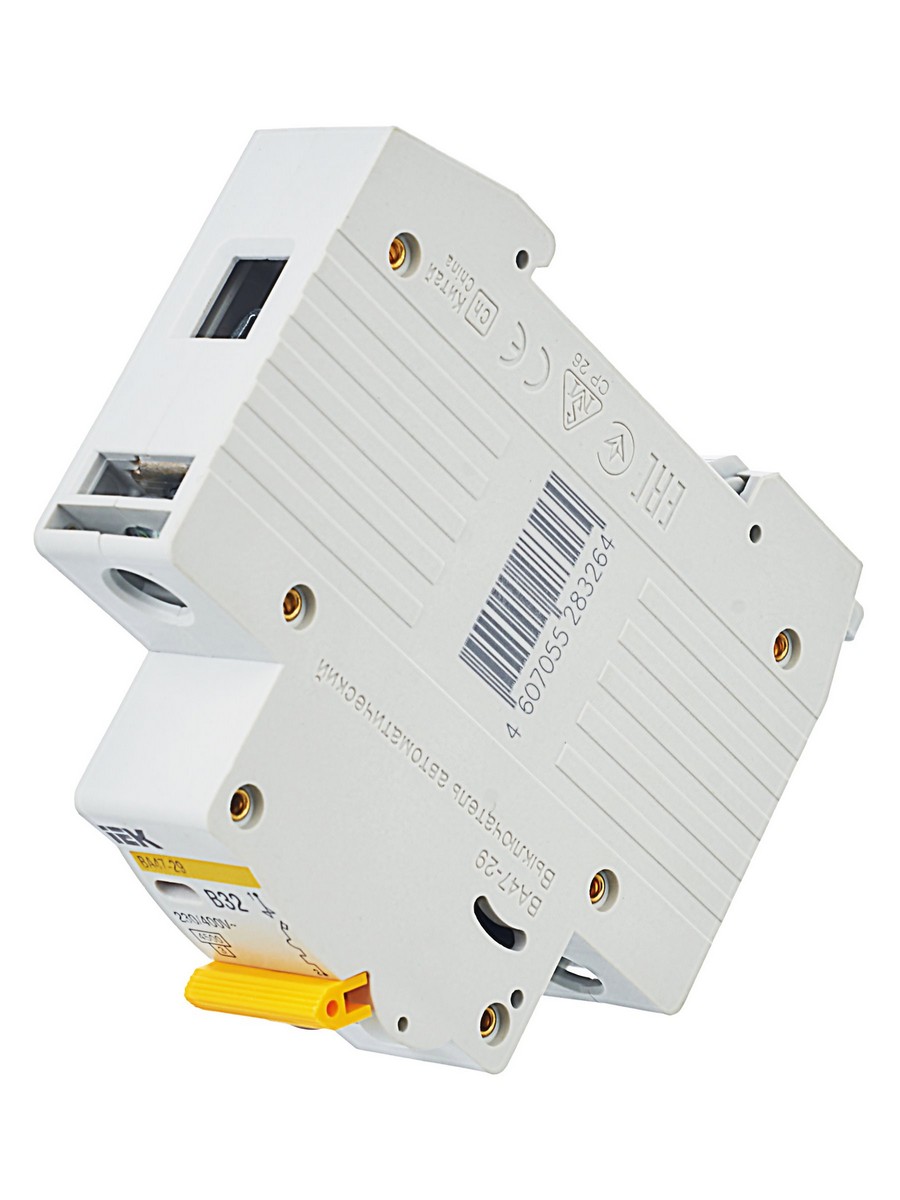 1 полюсные (однополюсные) Автоматический выключатель IEK KARAT ВА47-29 1Р 32А 4,5кА х-ка В MVA20-1-032-B 