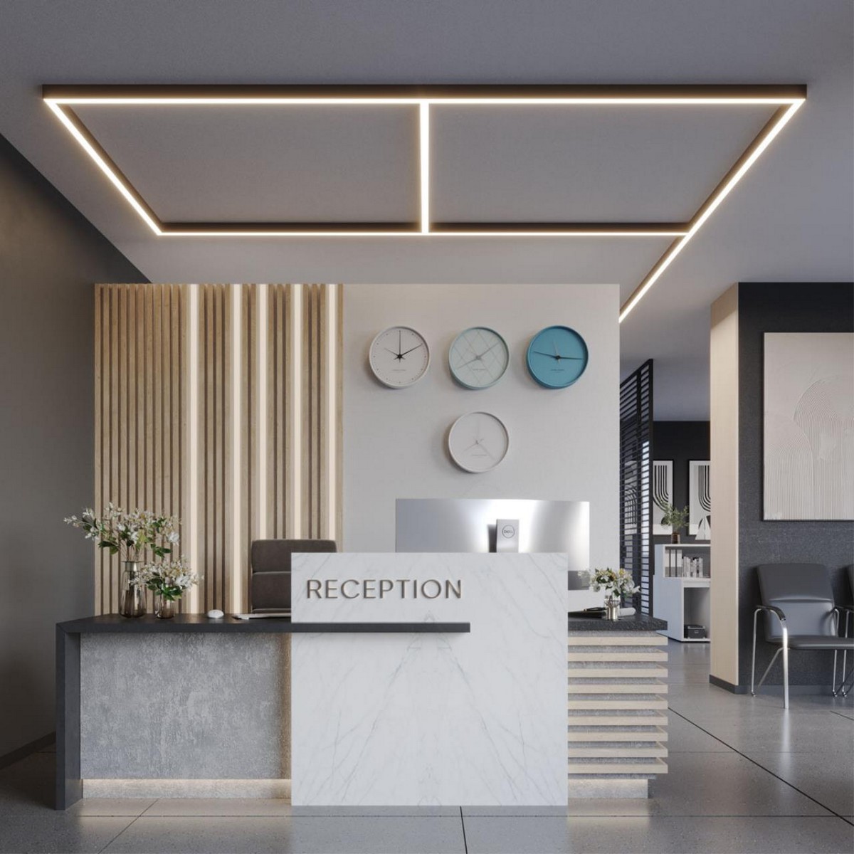 Линейные светодиодные светильники Светильник соединитель «Т» с переключателем цветовой темперетуры NOVOTECH 359611 FATTO 