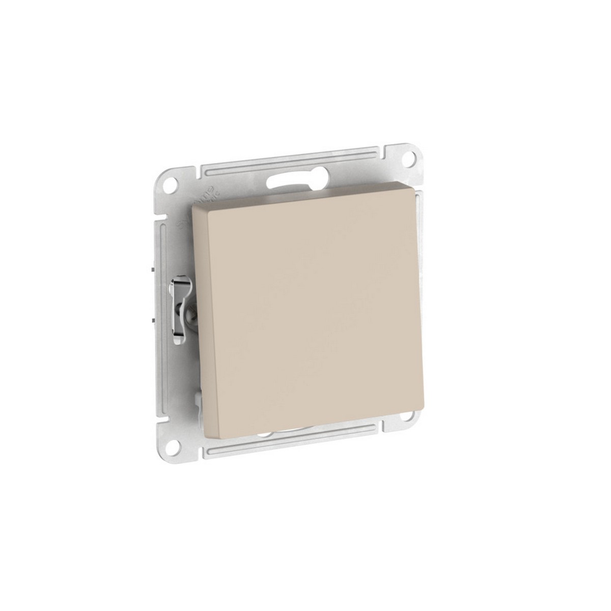 AtlasDesign Песочный Выключатель SE AtlasDesign Песочный с самовозвратом быстрозажим. клем. ATN001215S