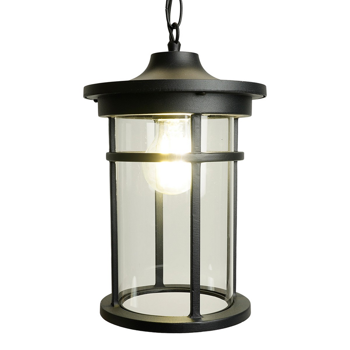 Уличные светильники на цепочке Светильник садово-парковый Feron PL765 на цепочке 60W E27 черный 51819 