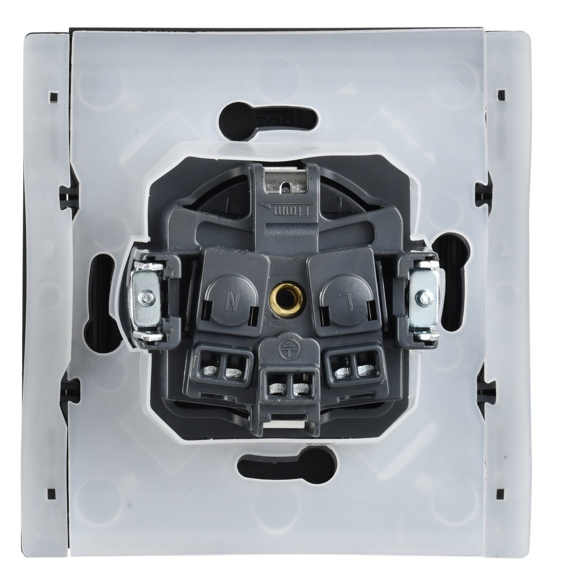 IEK FORTE&PIANO Черный Розетка IEK FORTE&PIANO Черный с/з со шт с крышкой винтовое крепление 16А IP44 FP121