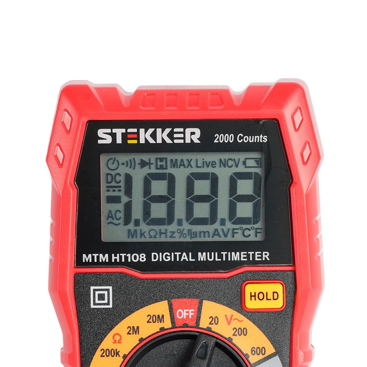 Мультиметр STEKKER MTM HT108 цифровой 49993