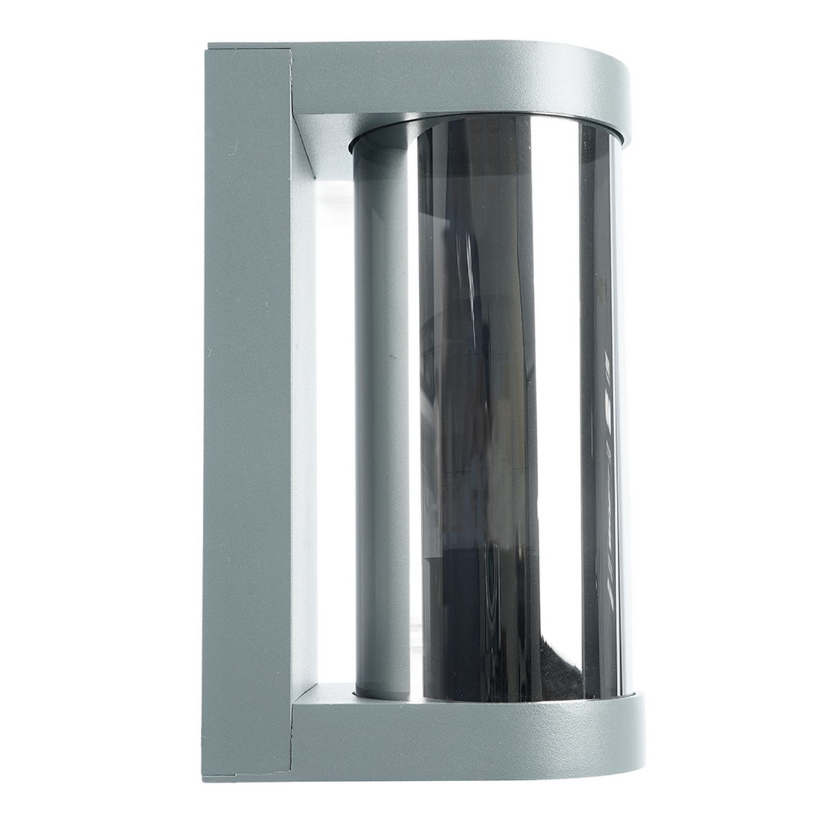 Уличные настенные светильники Светильник Feron садово-парковый Feron DH1901 на стену E27 серый/зеркальный 52187 