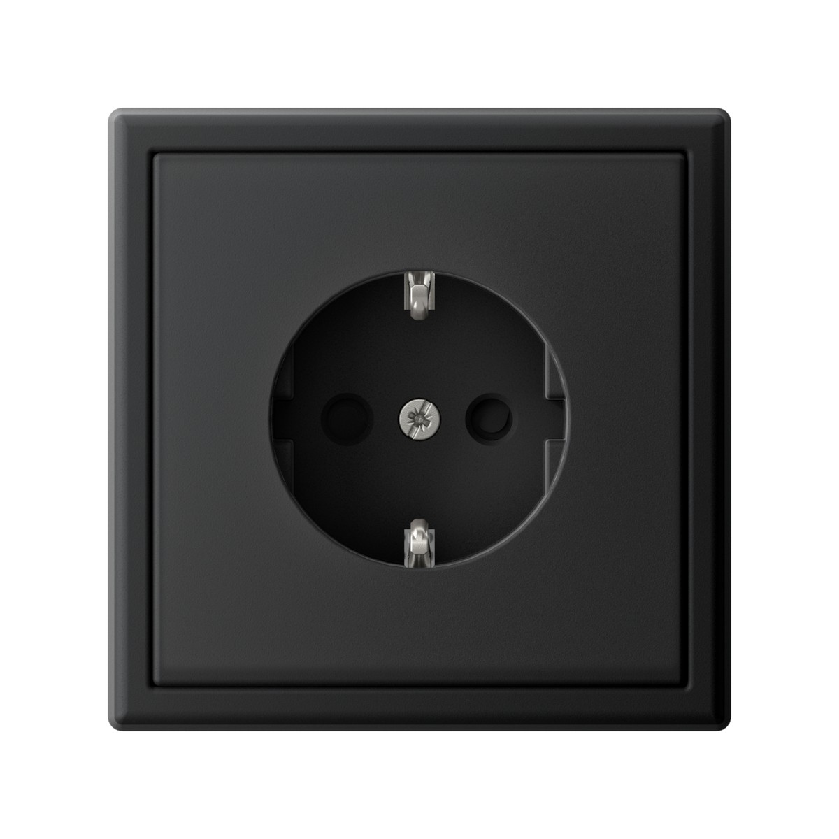ArtGallery Карбон Розетка SE ArtGallery Карбон с заземлением со шторками, 16А быстрозажим. клем. GAL001045S