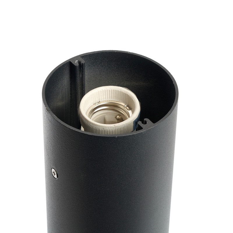 Уличные светильники столб Светильник садово-парковый Feron DH0809 столб E27 230V черный 48341 