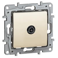 Розетка TV Legrand Etika слоновая кость Звезда 672351