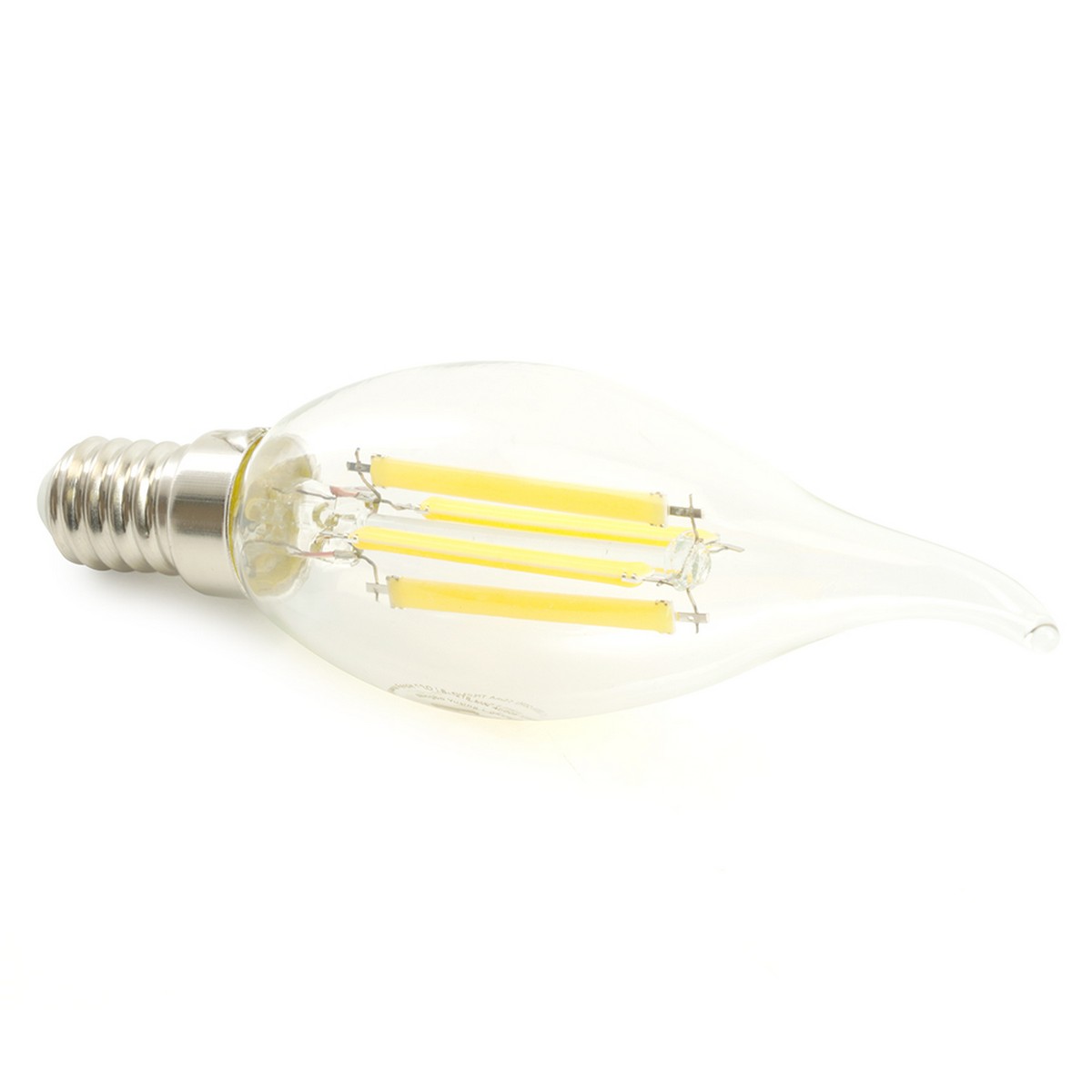 E14 Лампа светодиодная Feron.PRO LB-1216 Свеча на ветру E14 6W 175-265V 4000K 51263 