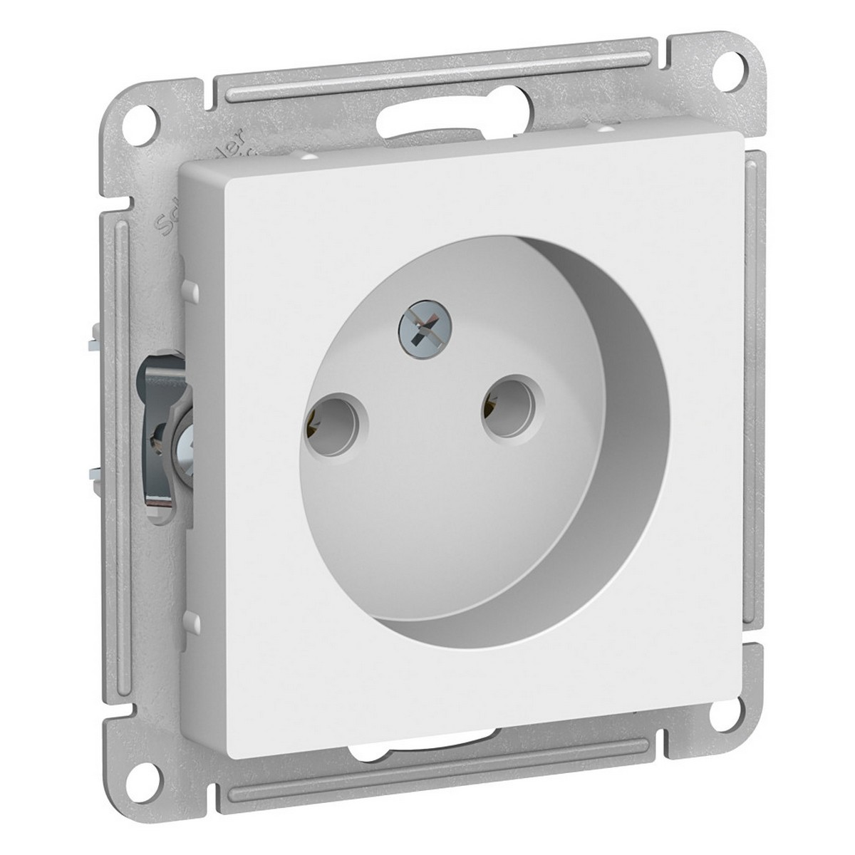 Розетка Systeme Electric AtlasDesign белый б/з, 16А, ATN000141