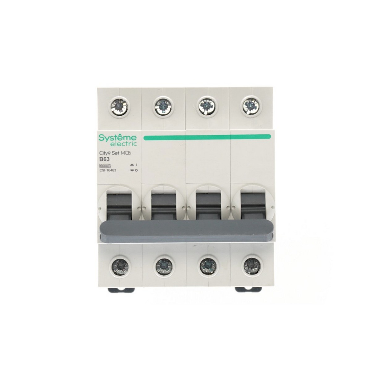 Автоматический выключатель Systeme Electric City9 Set (АВ) B 63А 4P 6kA C9F16463