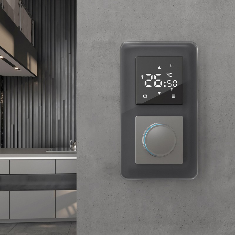 Рамки Werkel Elite Рамка Werkel из стекла на 2 поста Elite графит W0022440