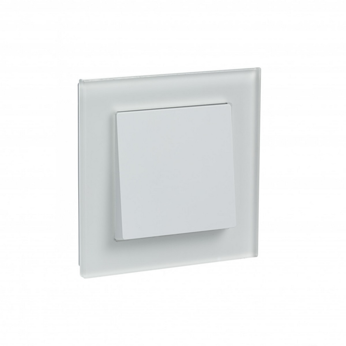 Рамка Systeme Electric AtlasDesign Nature Матовое стекло белый 1-ая ATN330101