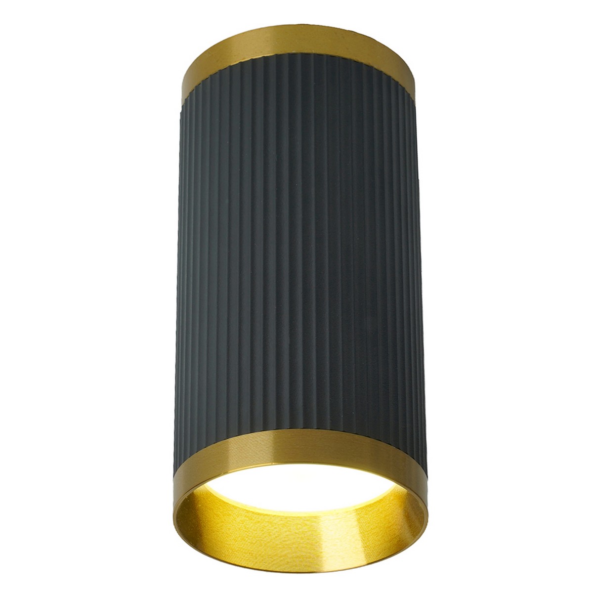 Светильники споты светодиодные Светильник потолочный Feron ML190 Barrel GATSBY MR16 GU10 35W 230V черный + античное золото 48851 