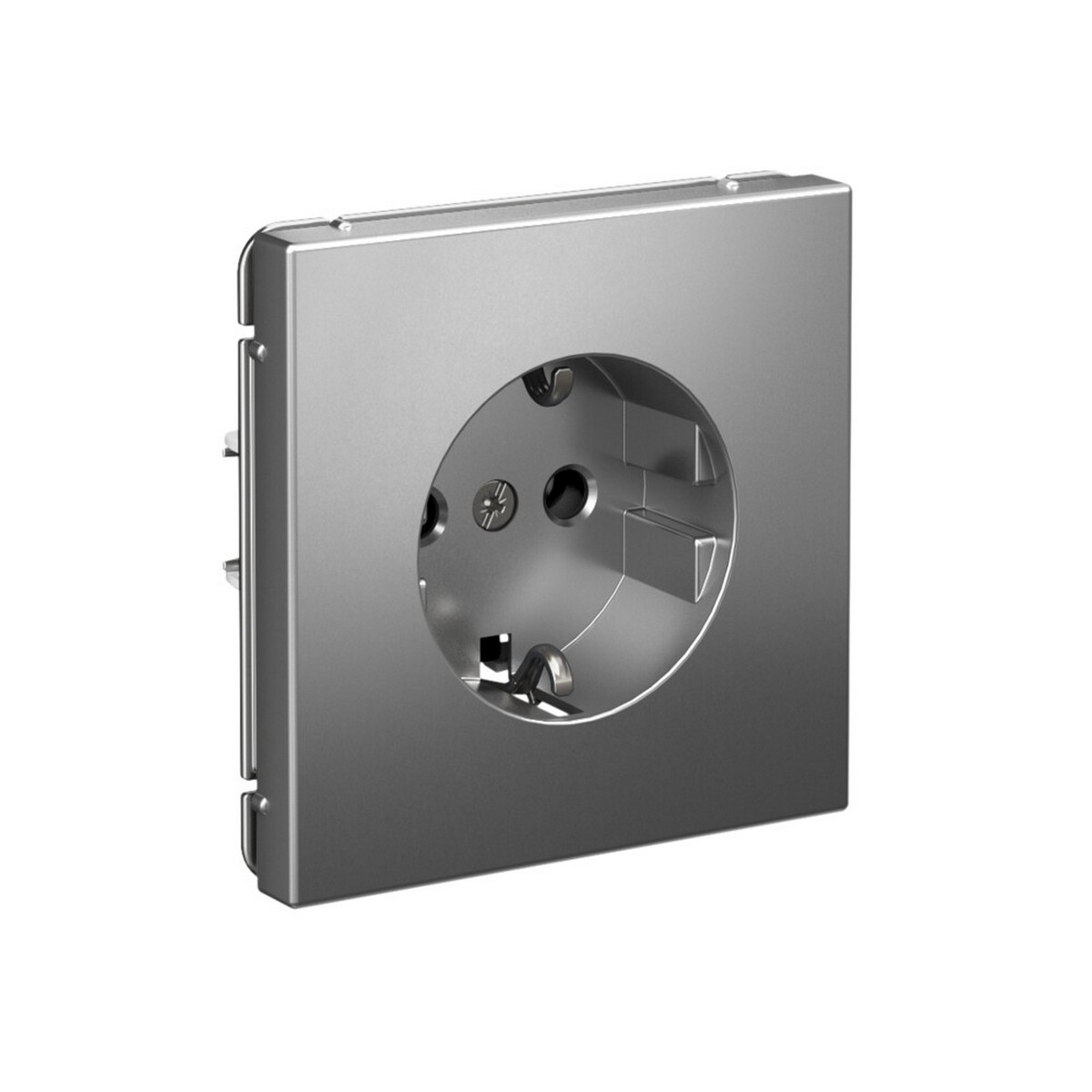 ArtGallery Сталь Розетка SE ArtGallery Сталь с заземлением, 16А быстрозажим. клем. GAL000943S