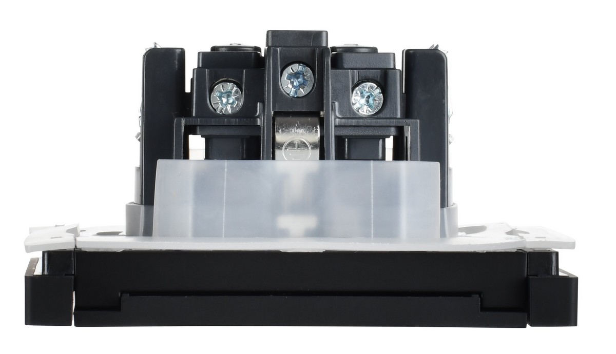 IEK FORTE&PIANO Черный Розетка IEK FORTE&PIANO Черный с/з со шт с крышкой винтовое крепление 16А IP44 FP121