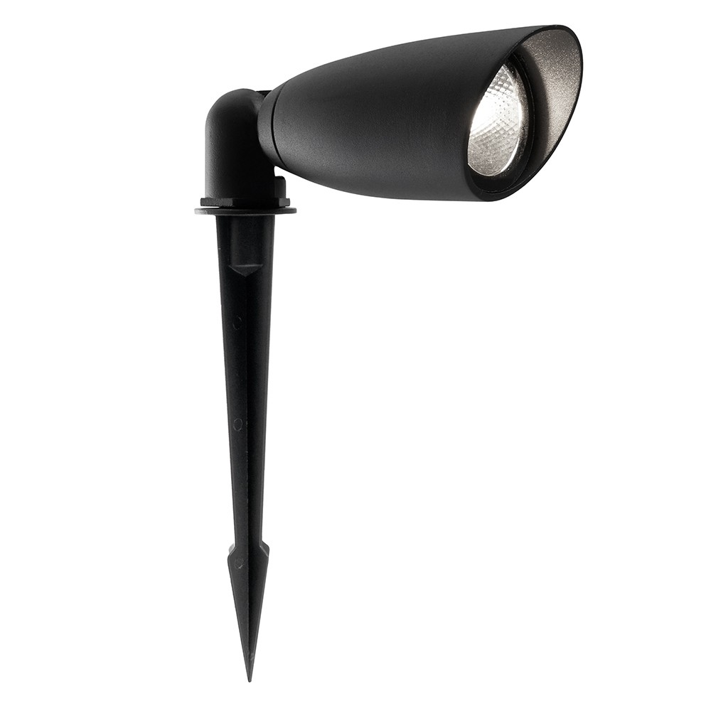 Светодиодные ландшафтные светильники Светодиодный светильник тротуарный (грунтовый) Feron SP2701 5W 12-24V 4000К черный IP65 48447 