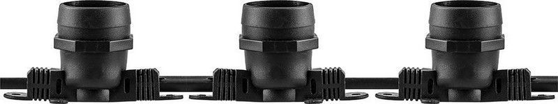 Белт-лайт Feron CL50-100 200 шт E27 шаг 50 см черный 100 м и 15 м шнур IP65