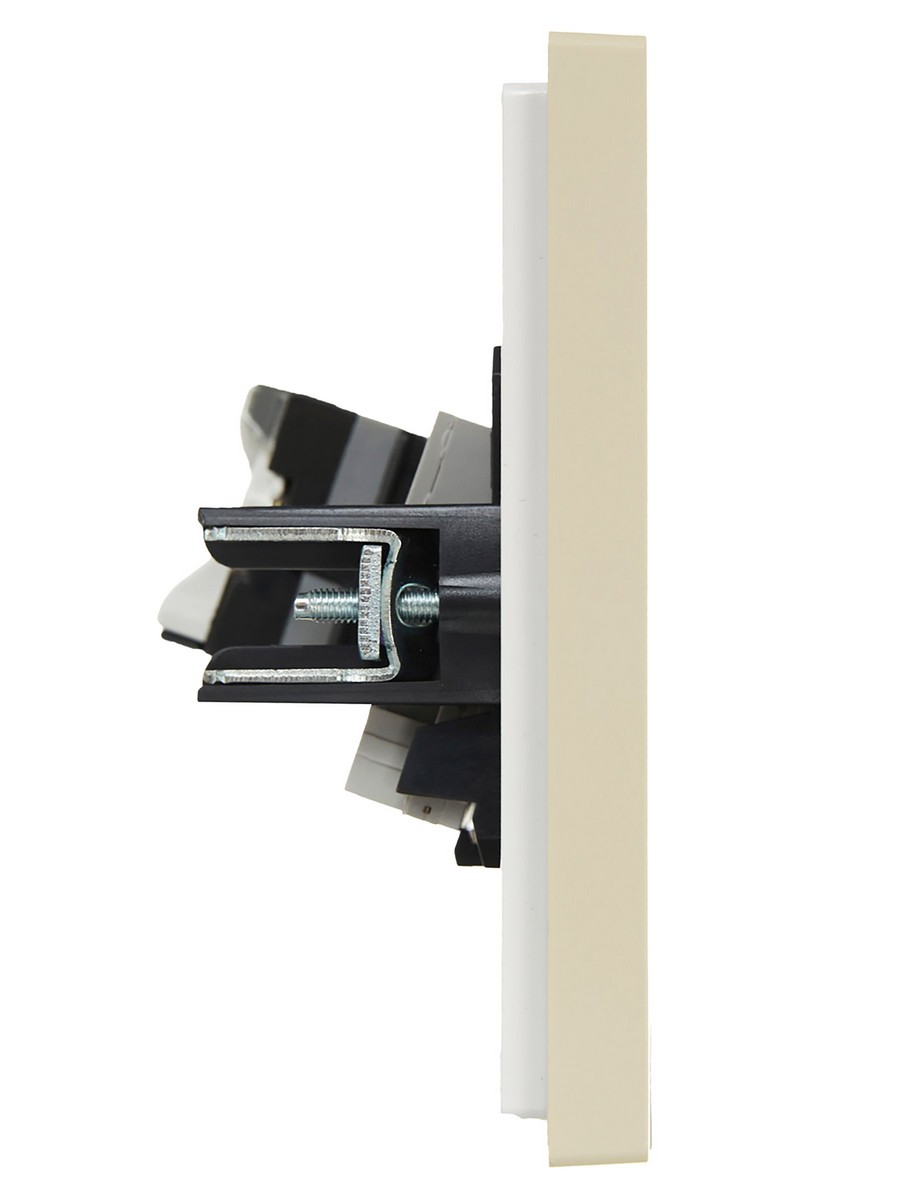 IEK FORTE&PIANO Ваниль Розетка IEK FORTE&PIANO Ваниль двойная RJ11+RJ45 кат.5E FP435