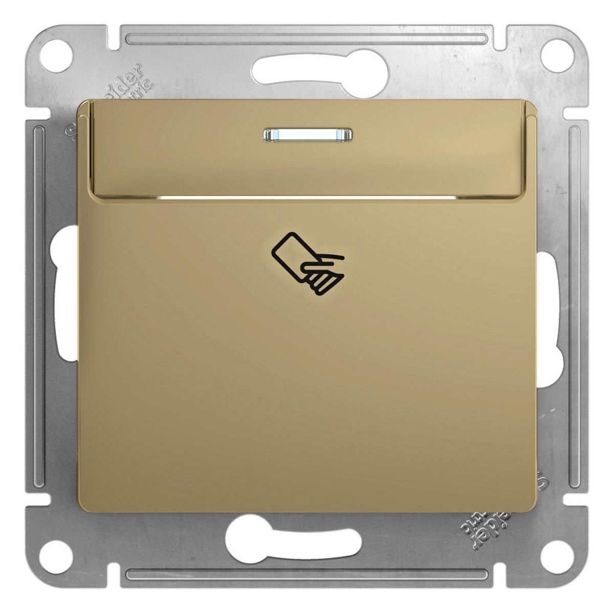 Выключатель Systeme Electric Glossa Титан карточный, сх.6 GSL000469