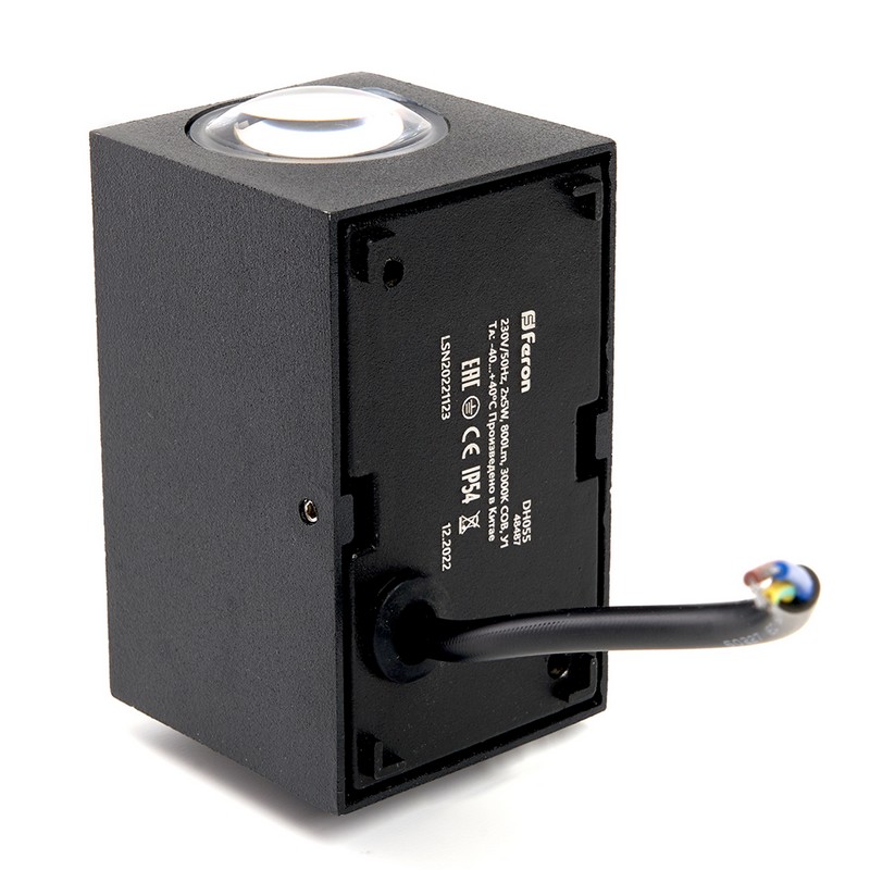 Светильник уличный светодиодный Feron DH055 2*5W 800Lm 4000K черный 48486
