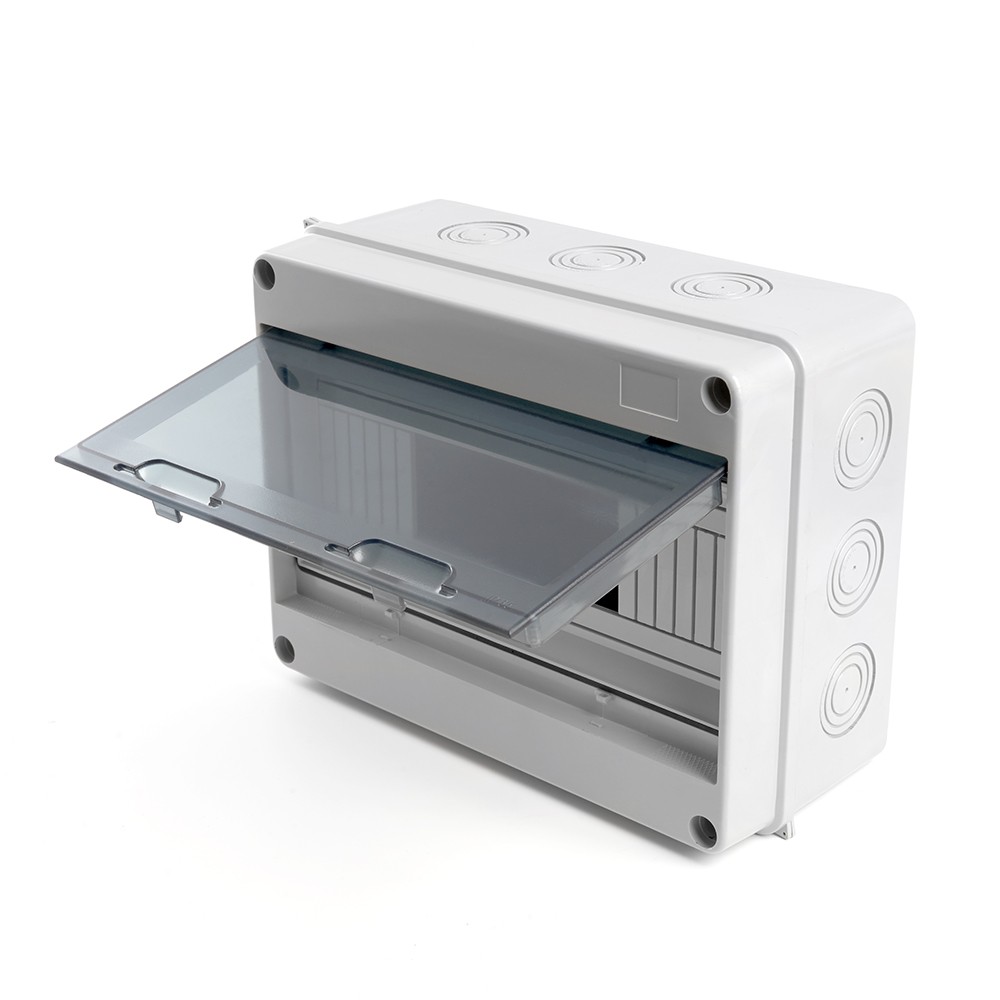 Пластиковые боксы и щиты Stekker Бокс настенный STEKKER EBX50-1/12-65 12 модулей, пластик, IP65 39191