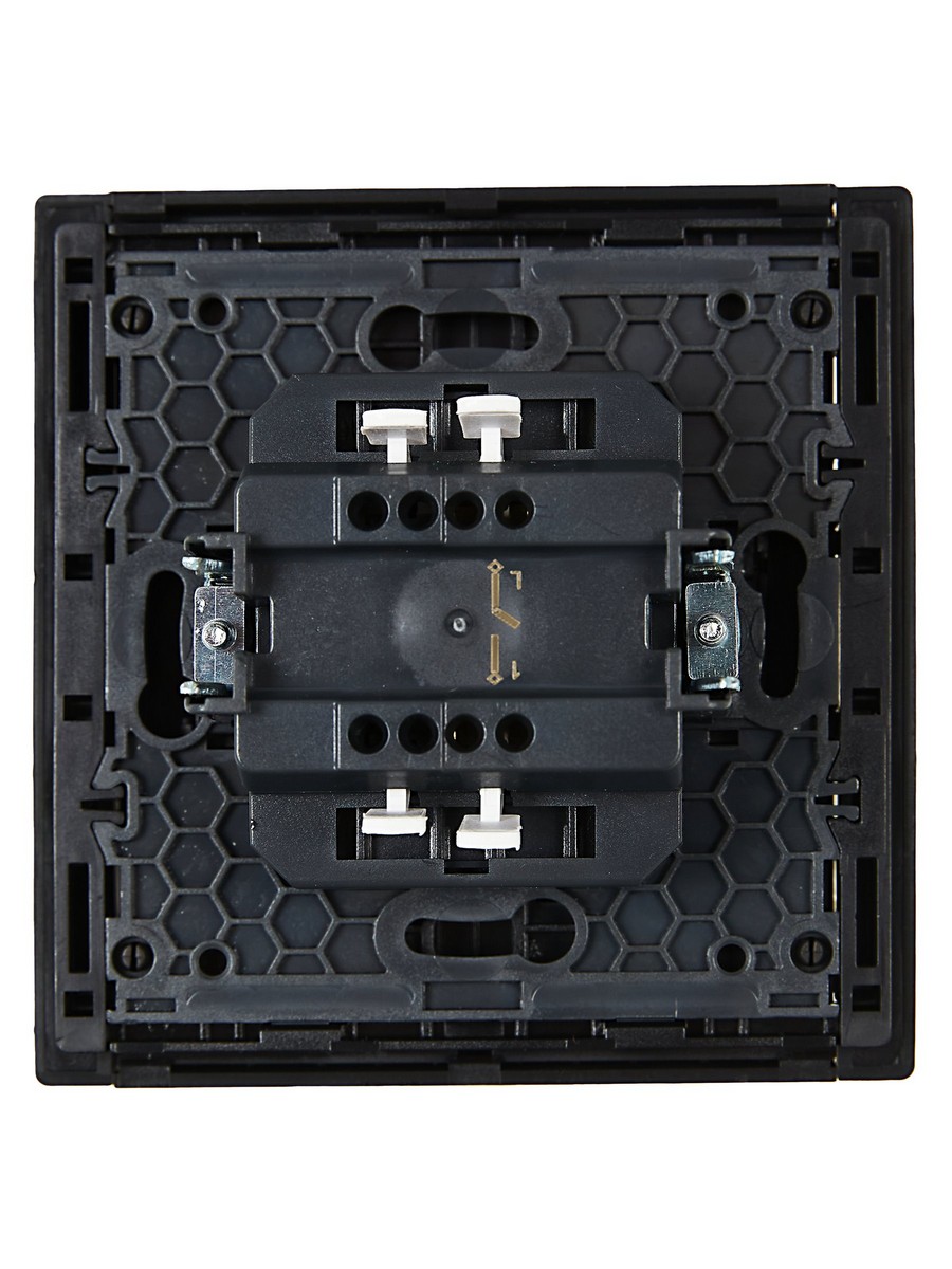 IEK FORTE&PIANO Черный Выключатель IEK FORTE&PIANO Черный 1-кл 10А FP101