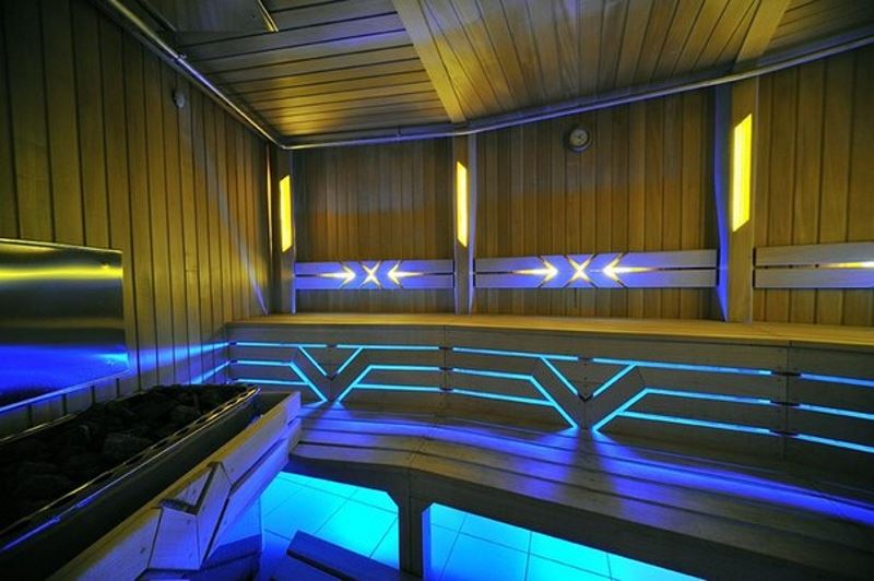 Светодиодная лента синяя Термостойкая светодиодная лента Eleganz SMD 2835 Синяя 180LED/m 24в IP68 (цена за метр) 