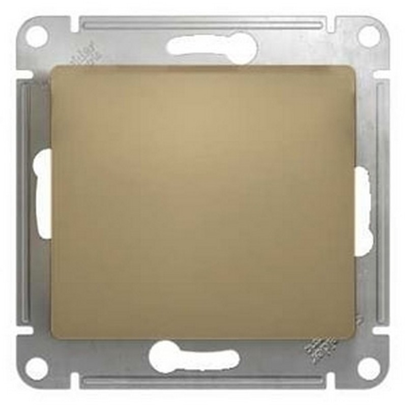Выключатель Systeme Electric Glossa Титан 1-клавишный, сх.1 GSL000411