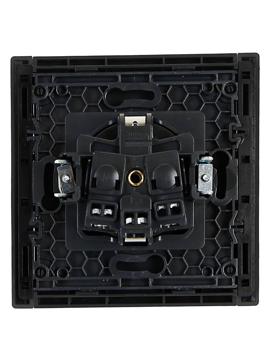 IEK FORTE&PIANO Серый Розетка IEK FORTE&PIANO Серый с/з со шт винтовое крепление 16А FP315