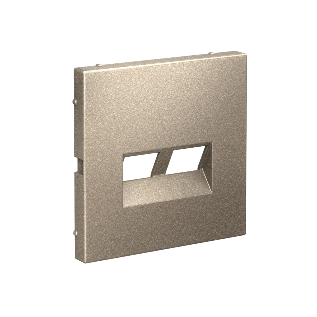 ArtGallery Шампань Накладка Systeme Electric ArtGallery Шампань двойная Keystone