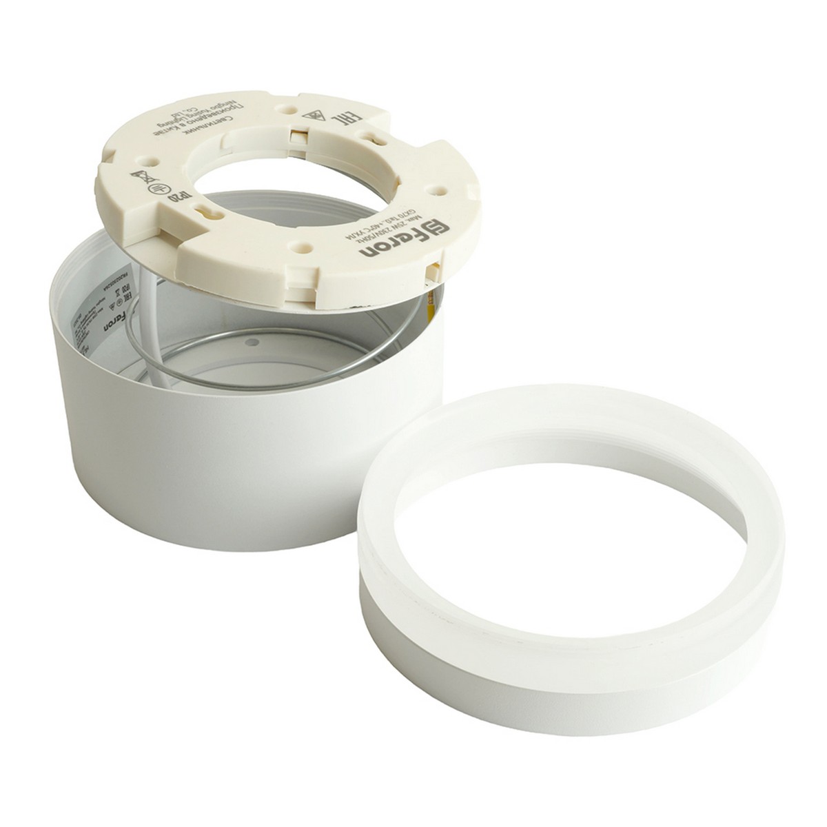 Накладные светодиодные светильники Светильник потолочный Feron HL372 LUNA 25W GX70 белый 48736 