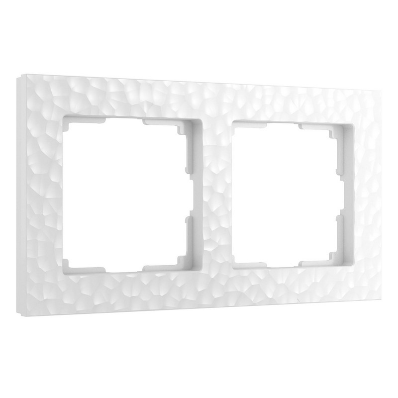 Рамки Werkel Hammer Рамка Werkel на 2 поста Hammer (белый) W0022401