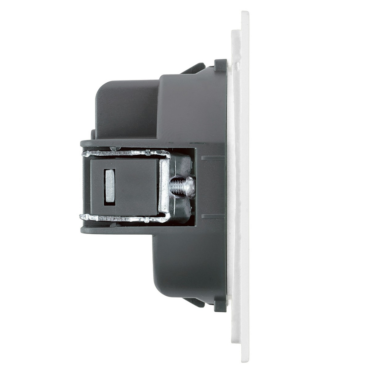 Мия - Розетки и выключатели Stekker Розетка 1-местная с защитной шторкой STEKKER б/з Мия RST16-3109-01 белая магнолия 50439