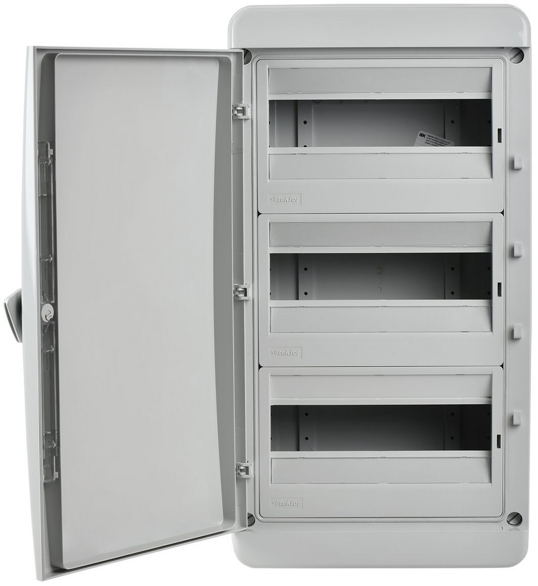 Пластиковые боксы и щиты IEK Щит пластиковый IEK TEKFOR КМПн-36 IP65 сер. непрозр. дверь TF5-KP73-N-36-65-K03-K03