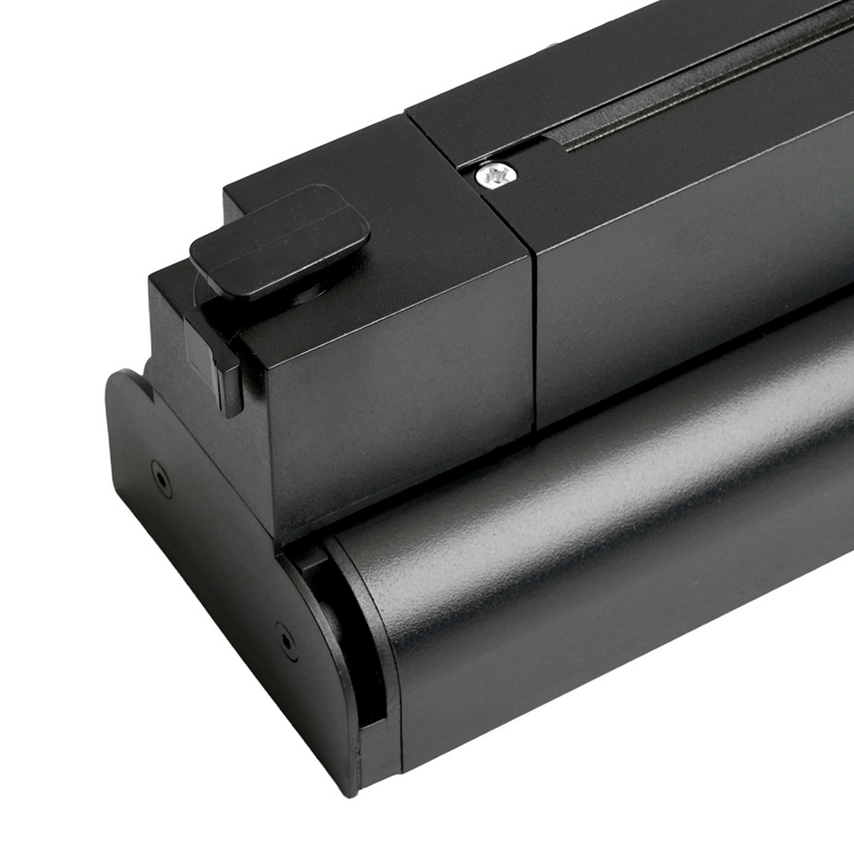 Трековые светодиодные светильники Светодиодный светильник Feron AL123 трековый на шинопровод 2*30W 6500K 60 градусов черный 48928 