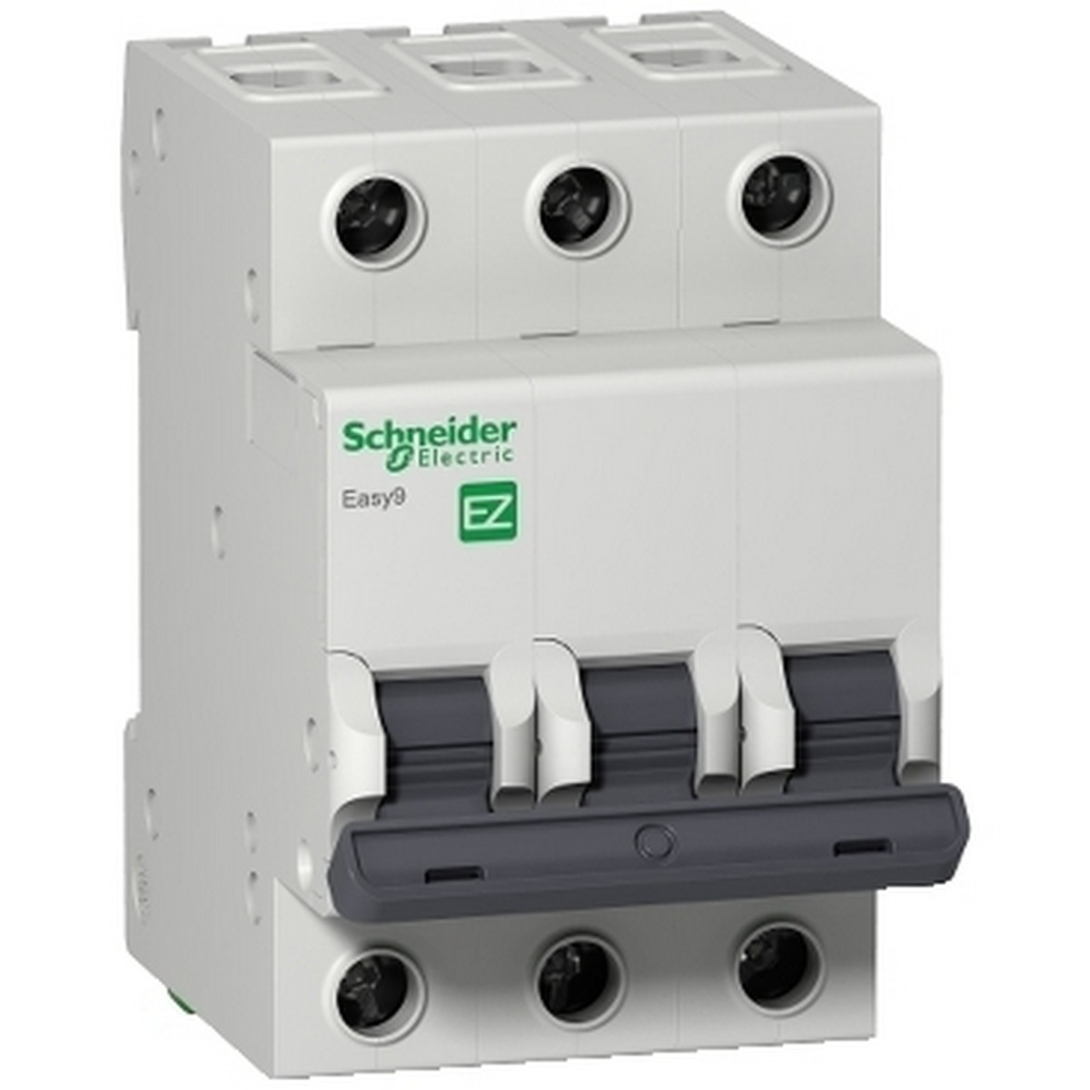 3 полюсные (трехполюсные) Автоматический выключатель SCHNEIDER ELECTRIC EASY 9 3P 63A (С) 4,5kA EZ9F34363 