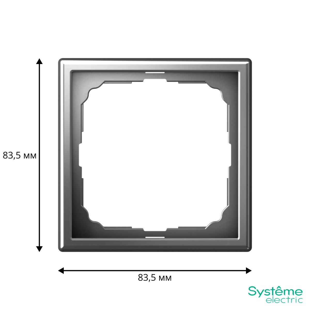 ArtGallery Сталь Рамка Systeme Electric ArtGallery Сталь 1-ая GAL000901