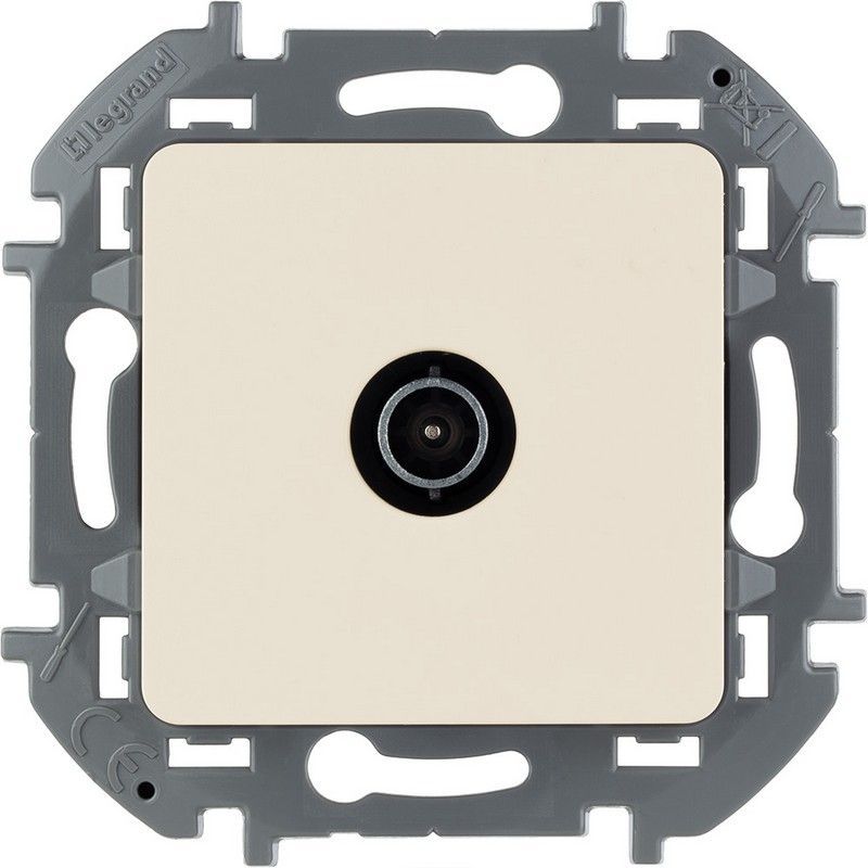 Legrand Inspiria Слоновая кость TV розетка Legrand INSPIRIA Слоновая кость оконечная 10 дБ 5862 мГц 673871