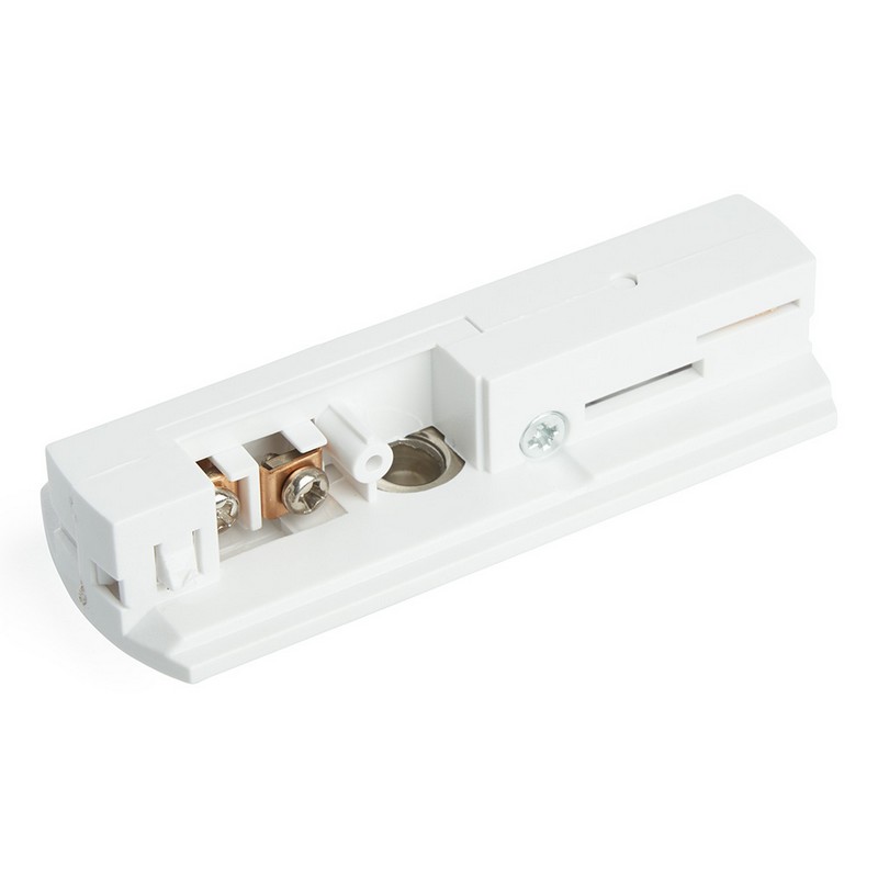 Трековые светодиодные светильники Коннектор Feron для подвесных трековых светильников белый LD1015 48558 