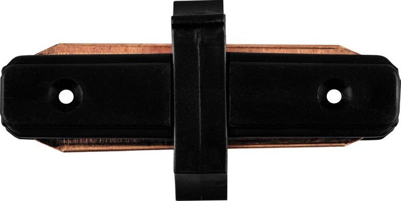 Трековые светодиодные светильники Коннектор прямой для шинопровода Feron LD1000 черный 10324 