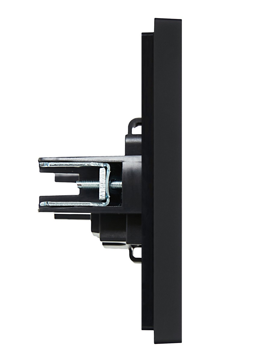 IEK FORTE&PIANO Черный Розетка IEK FORTE&PIANO Черный б/з со шт винтовое крепление 10А FP117