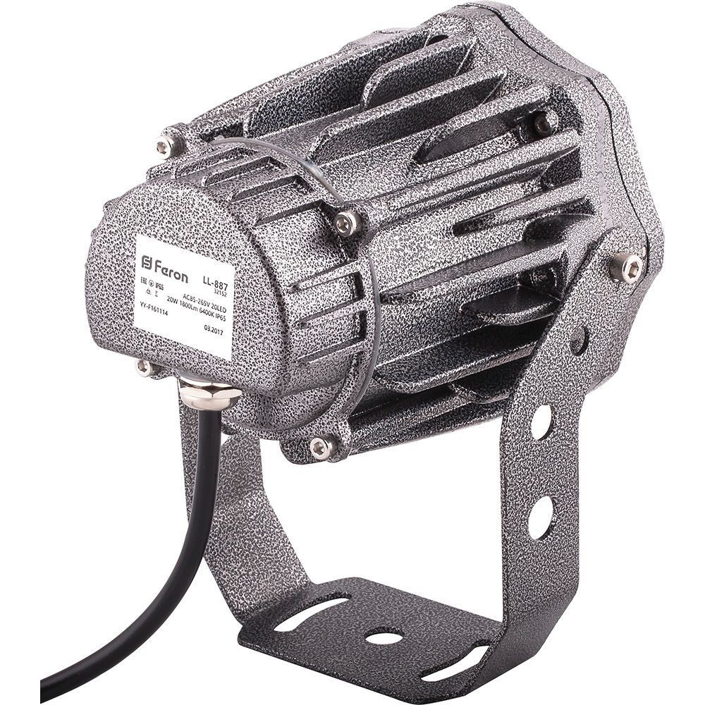 Светодиодный светильник ландшафтно-архитектурный Feron LL-886  85-265V 10W 2700K IP65 32149