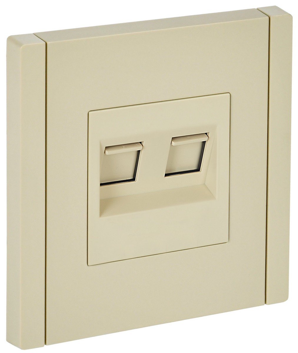 Розетка IEK FORTE&PIANO Ваниль комп. 2-ая RJ45 кат.5E FP433