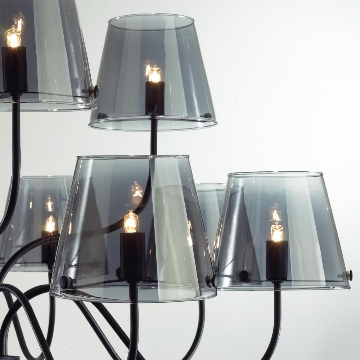 Люстра потолочная LUMION 6570/12C SMOKY
