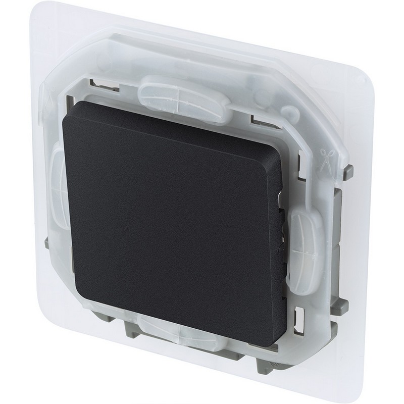 Переключатель Legrand INSPIRIA Антрацит IP44 10 AX 250 В 673673