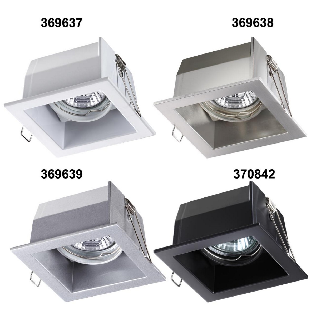 Встраиваемые светодиодные светильники Светильник встраиваемый поворотный NOVOTECH 370842 BELL 