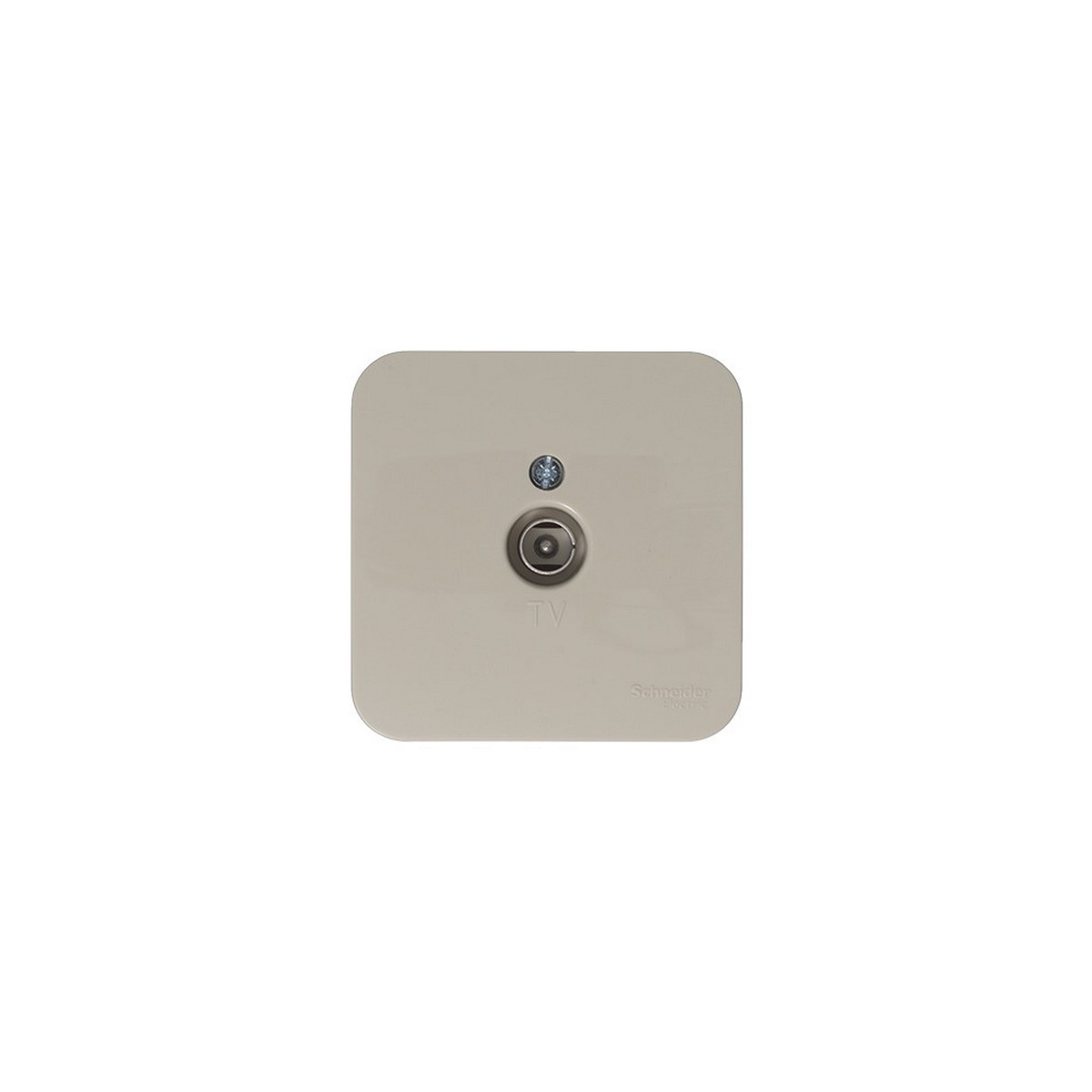 Blanca бежевые розетки и выключатели Коннектор SE Blanca TV Бежевый наружный изолир. пластина BLNTA000017