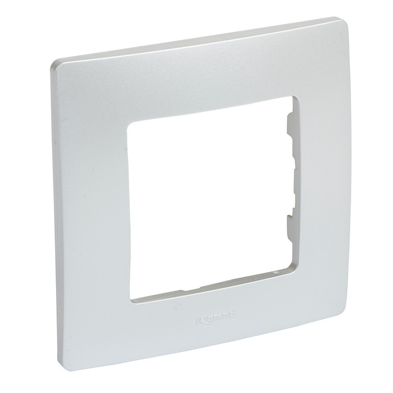 Рамка Legrand Etika алюминий 1-ая 672551