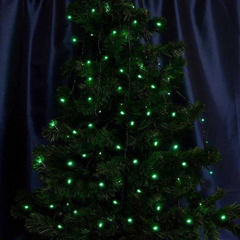 Светодиодная гирлянда Feron CL05 линейная 10м +3м 230V зеленый 220V 32306